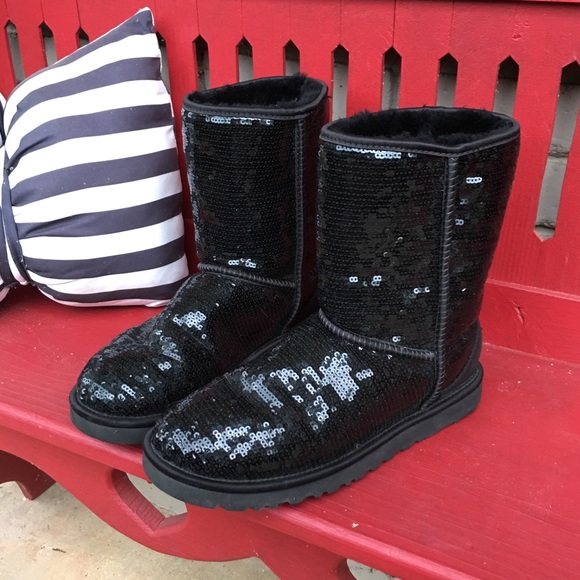 UGG Shoes - Authentic black sequin Uggs
